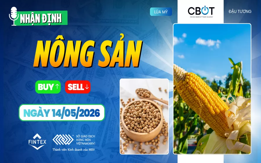 NHẬN ĐỊNH THỊ TRƯỜNG NÔNG SẢN NGÀY 14/05/2026